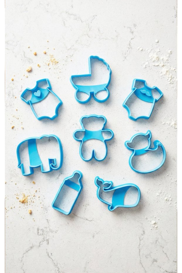Baby Shower - Baby Themed Set of 8 Molds