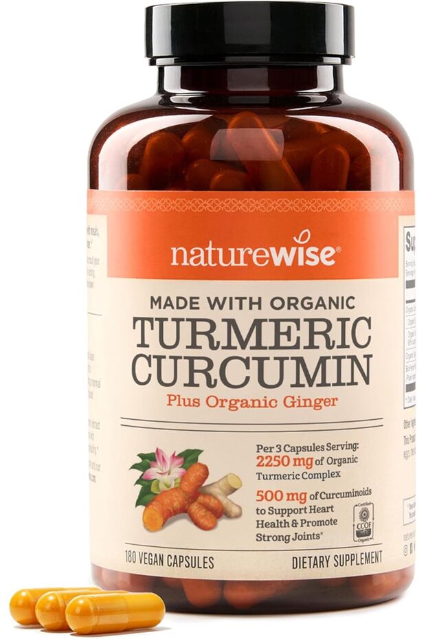 Curcumin Turmeric 2250mg - 95% Curcuminoids & BioPerine Black Pepper Extract for Advanced