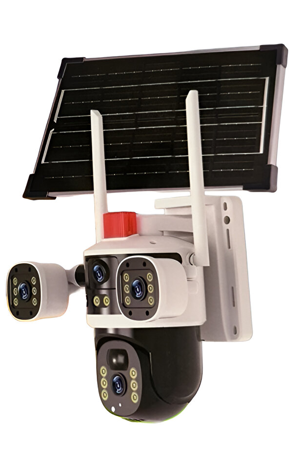 AI Solar Security Camera 4K UltraHD 3-in-1 SPM-T Series Solar Powered