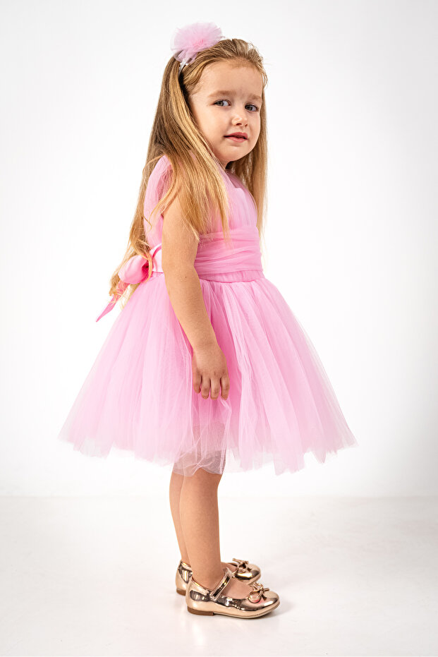 KARE TÜLLÜ TÜTÜ ELBİSE - 3