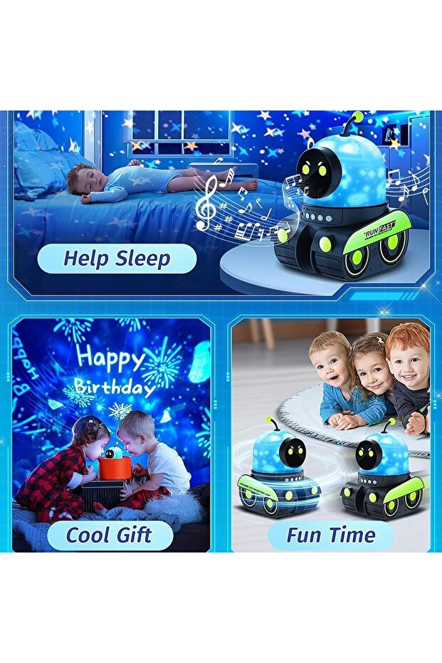 Robot Night Light Projector - 3