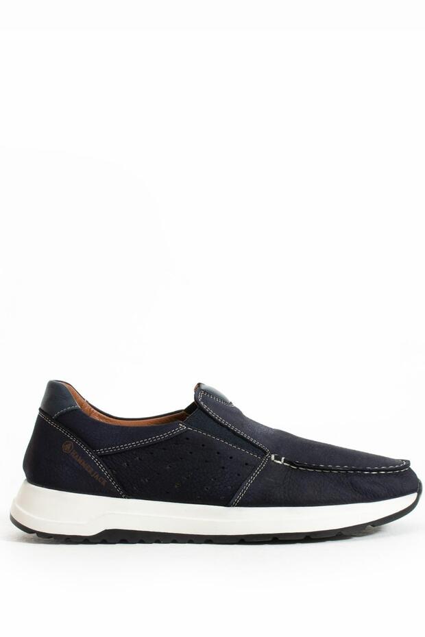 Mosko Genuine Leather Black Nubuck Men's Shoes 80811-m