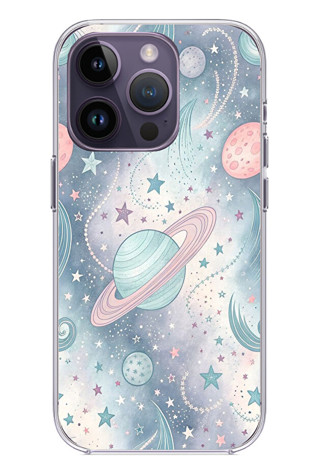 حافظة سيليكون ناعمة ملونة متوافقة مع هاتف iPhone 14 PRO MAX مطبوع - 1