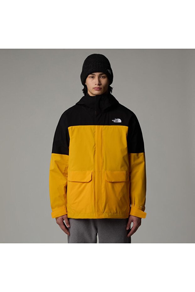 Nf0A88Wazu31_M Dryvent Mono Triclim Yellow Men's Jacket