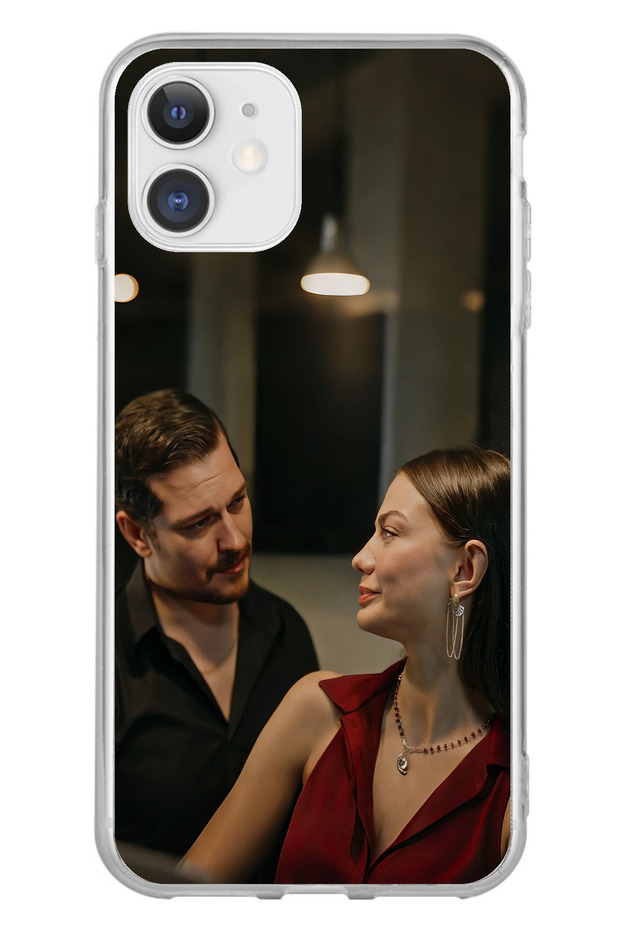 iPhone 11 Compatible Eşref Rüya - Eşref and April Printed Silicone Case - 1