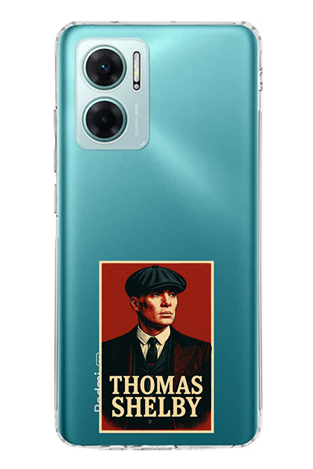 حافظة سيليكون متوافقة مع هاتف Redmi Note 11E من Thomas Shelby مطبوع - 1