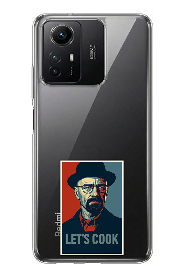حافظة سيليكون متوافقة مع هاتف Redmi Note 12S من Lets Cook Banner مطبوع - 1