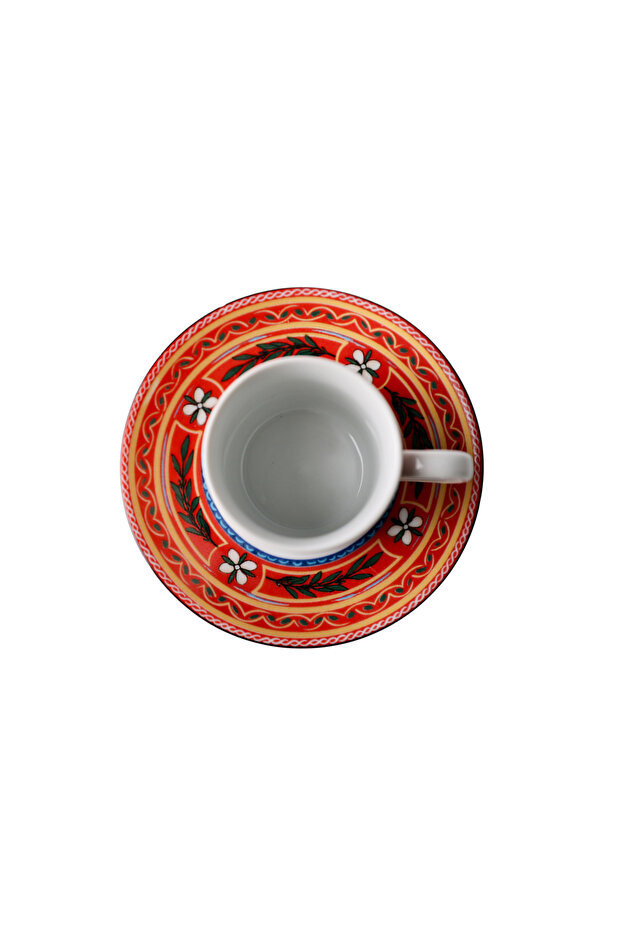 طقم فناجين قهوة من قطعتين على شكل كسارة البندق - 5