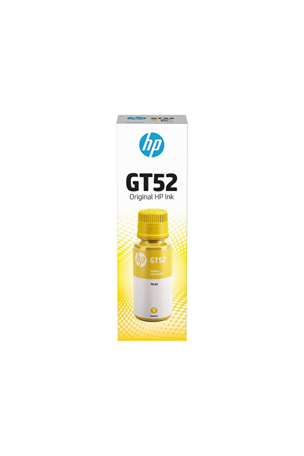 HP زجاجة حبر GT52 - اصفر