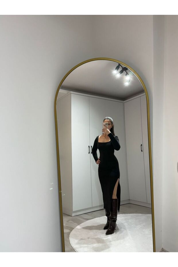 KARE YAKA ELBİSE - 2