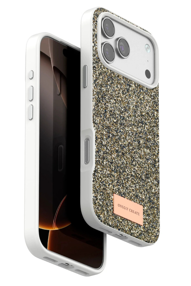 Sptrns Apple iPhone 17 Pro Bright Silvery Cover - (211651) Desert Titanium