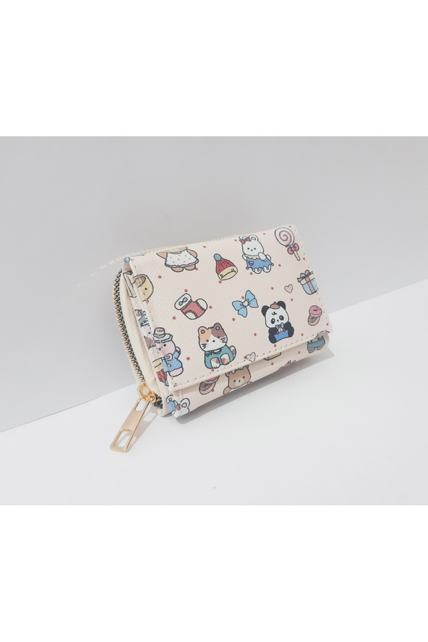 Children's Wallet 11X8X4 cm Mixed Animal Pattern Children's Wallet