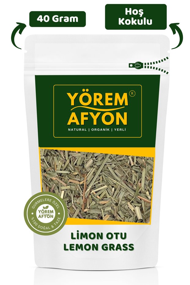 Yörem Opium Fresh Breath of Nature Lemongrass, Lemon Grass, {Cymbopogon Citratus} | 40Gr.