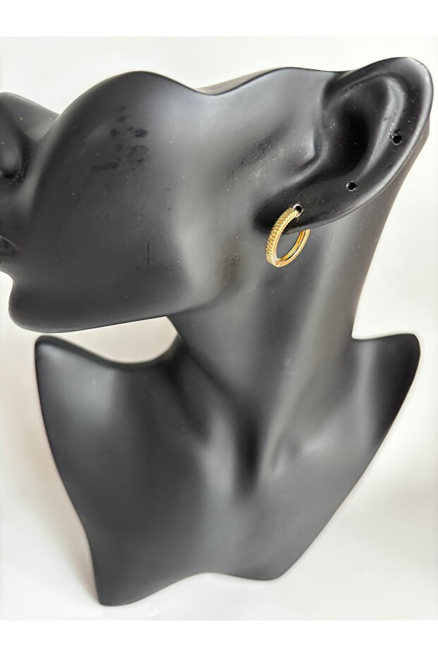 Altın Basic Küpe (1.5 cm) - 4