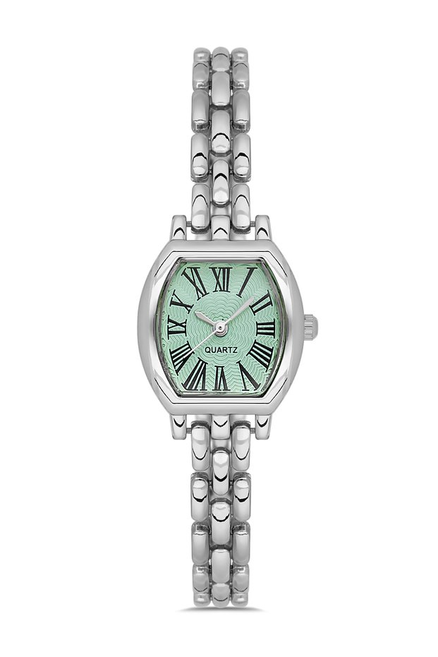 Women's Steel Minimal Green Dial Wristwatch Tctsn000803S0390