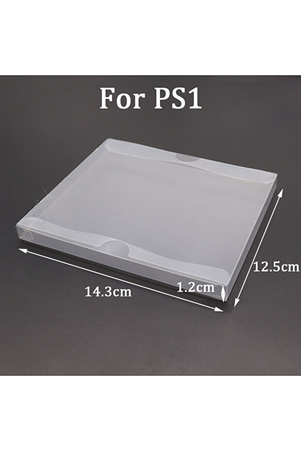 For PS1 20pcs Transparent Game Box Protector Case CIB Games Clear Plastic PET For N64 GB GBA GBC SNE