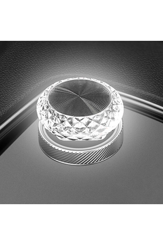 مصابيح إضاءة محيطية صغيرة LED محمولة بيضاء اللون مزودة بمنفذ USB للسيارة، مناسبة للبيئة الداخلية للسيارة