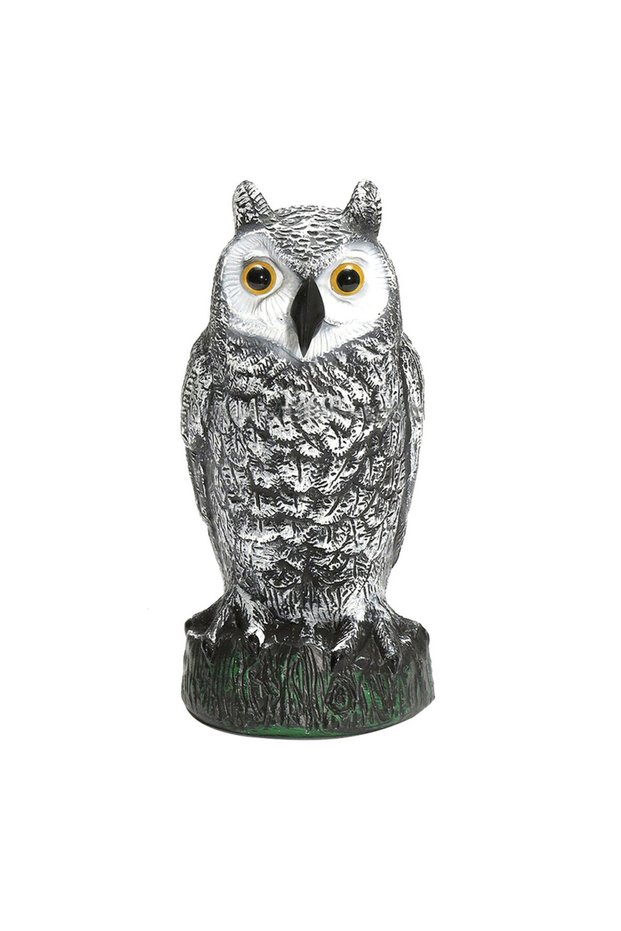 Default Fake Owl Decoys to Scare Birds Pest Repellent Pigeon Deterrent Owl Decoys for Garden Yard Ou