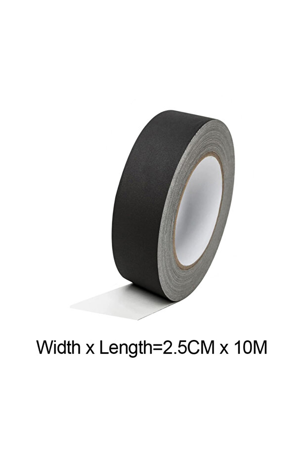 2.5CM x 10M Premium Grade Heavy Duty Gaffer Tape Non-Reflective Multipurpose Water Resistant Floor T