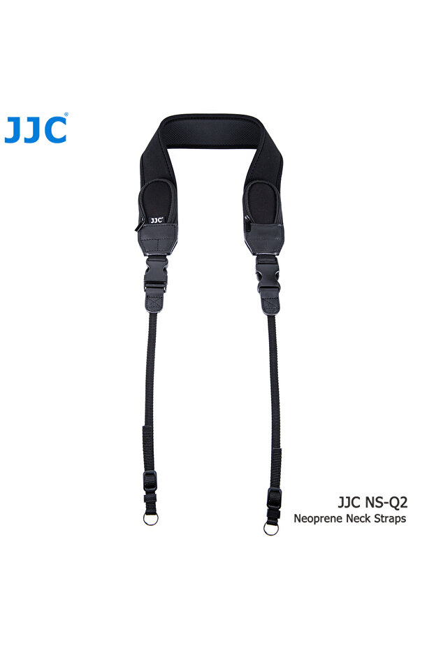 black JJC Thick Camera Neck Shoulder Strap Belt Strap for A7 V A7V A7M5 Canon EOS R8 R5 Mark II R5.