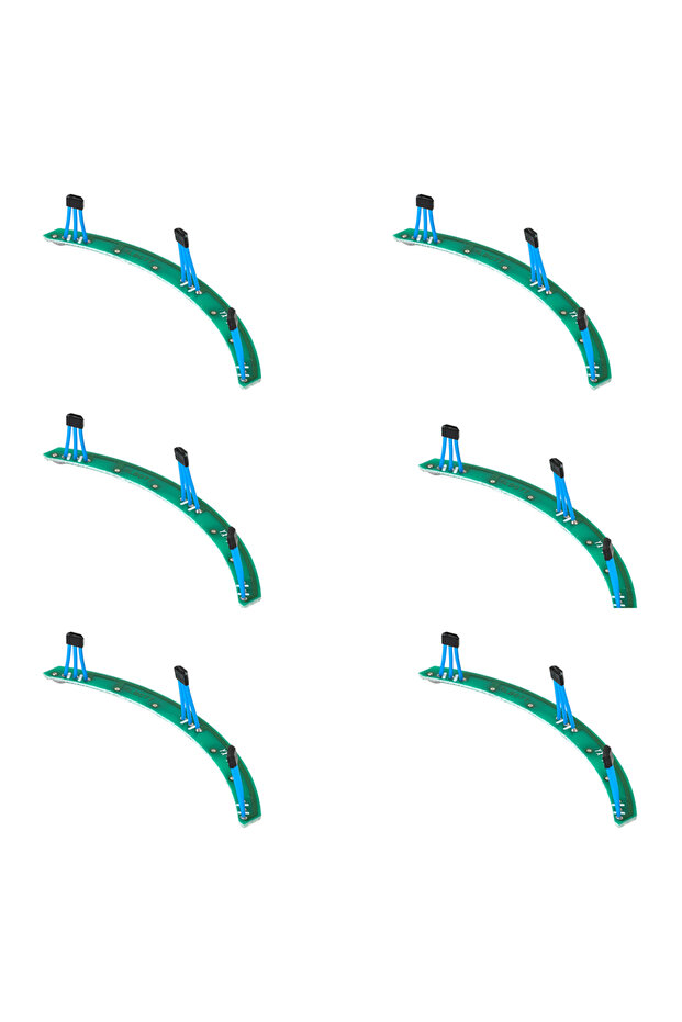 6 set Universal Motor Hall Sensor For M365 1S Pro MI3 Electric Scooter Front-wheel Motor Module ...
