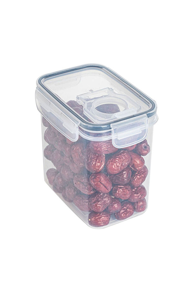 1.4L Sealed Plastic Food Storage Box Cereal Candy Dried Jars With Lid Fridge StorageTank Containers