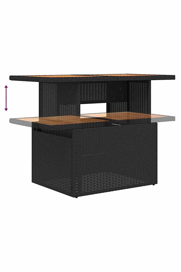 Garden Sofa Set | Black - 6