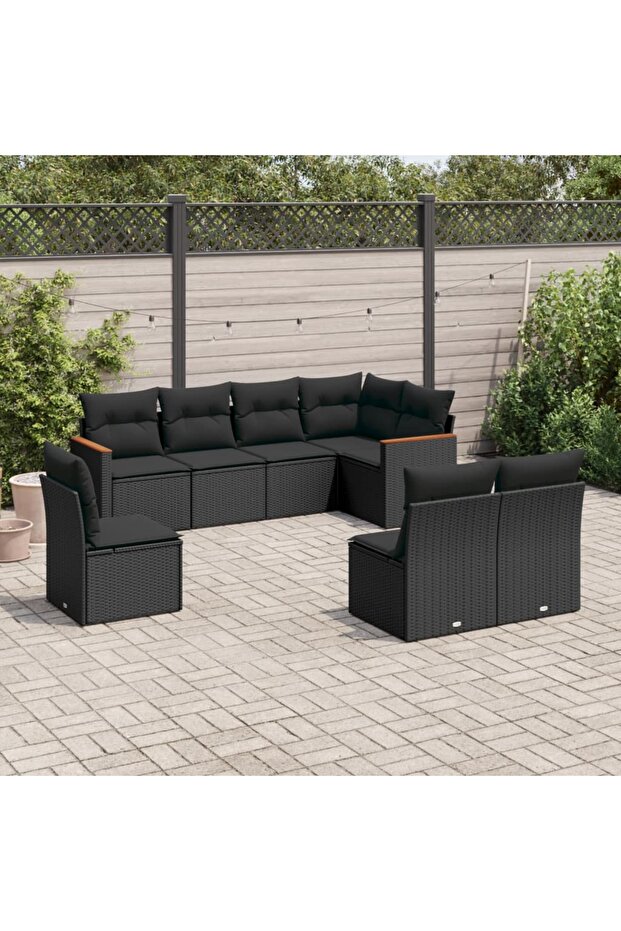 Garden Sofa Set | Black