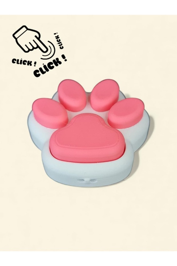 Cat Paw Clicker Keychain