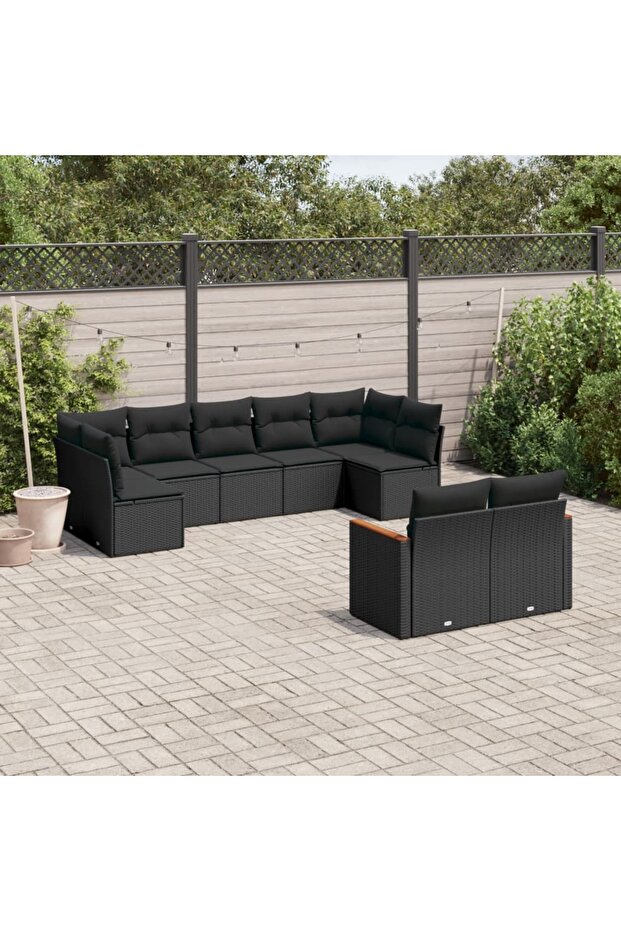 Garden Sofa Set | Black