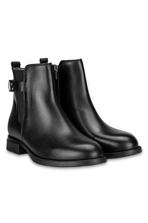 VENIS-G Kadın Deri Bot Siyah - 2