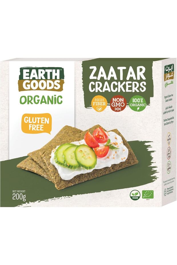 Organic Gluten Free Zaatar Crackers 200g