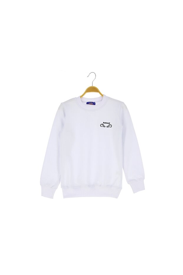 CRASSİ Erkek Çocuk Sweatshirt Okulluk Kışlık 2 iplik Şardonlu