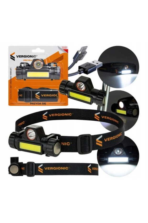 Lanternă frontală LED cu magnet - 7