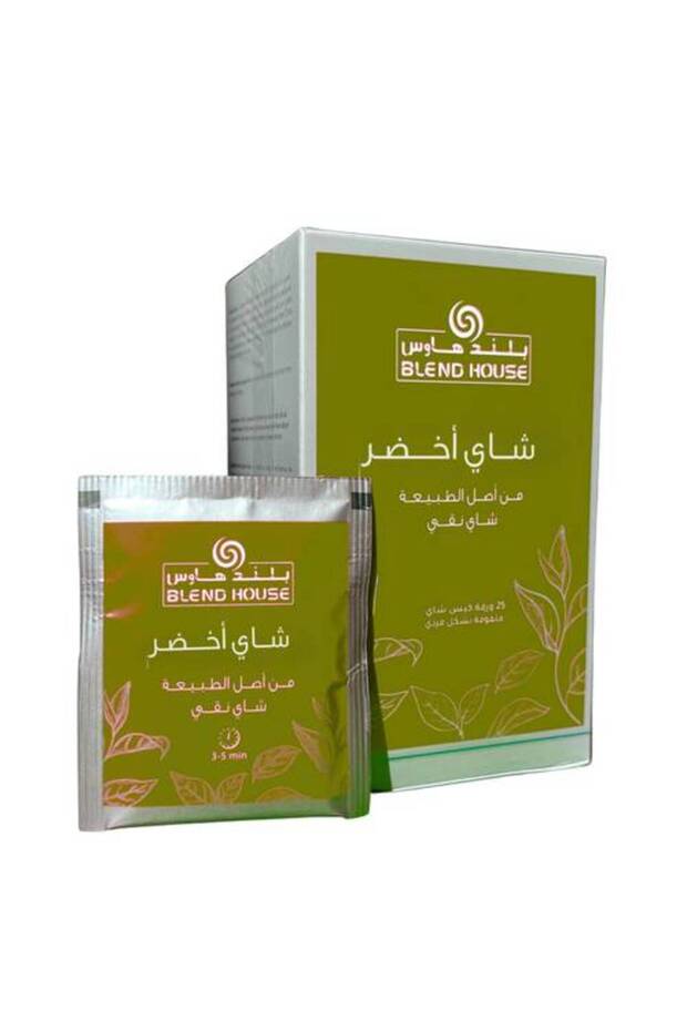 شاي أخضر، علبة تحتوي على 100 قطعة (1 × 25 × 4).