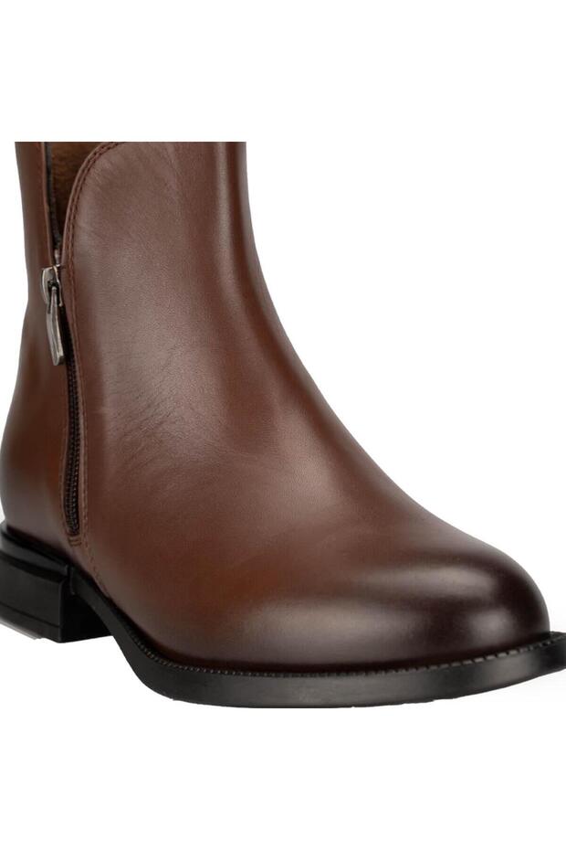 MARGO-G Kadın Deri Bot Taba - 5