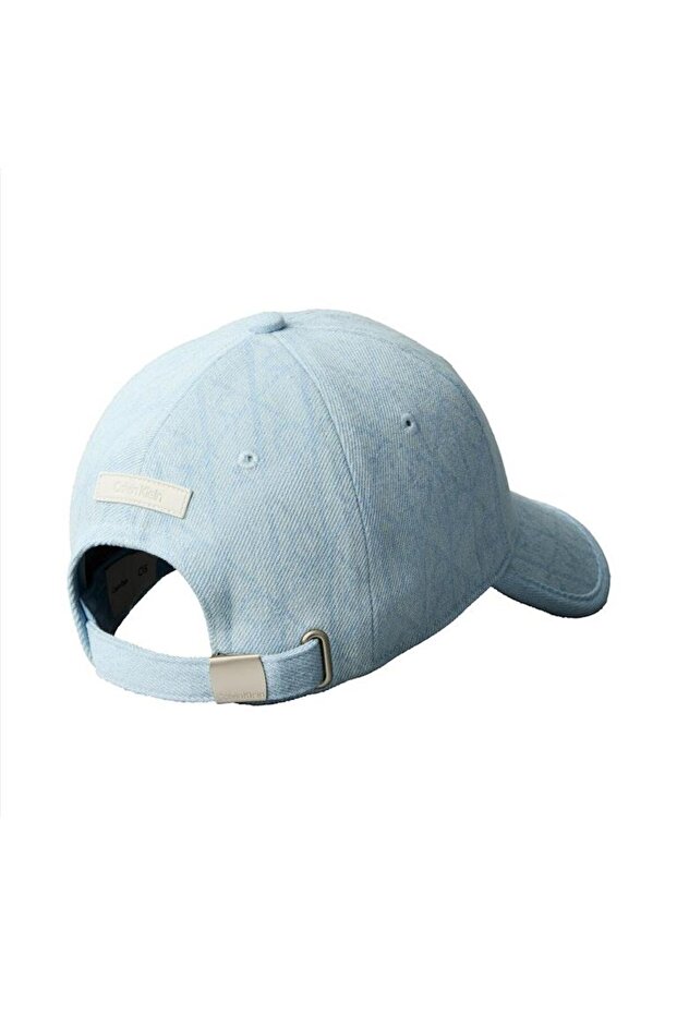 DENIM EMBLEM BURNOUT w PATCH CAP - 2