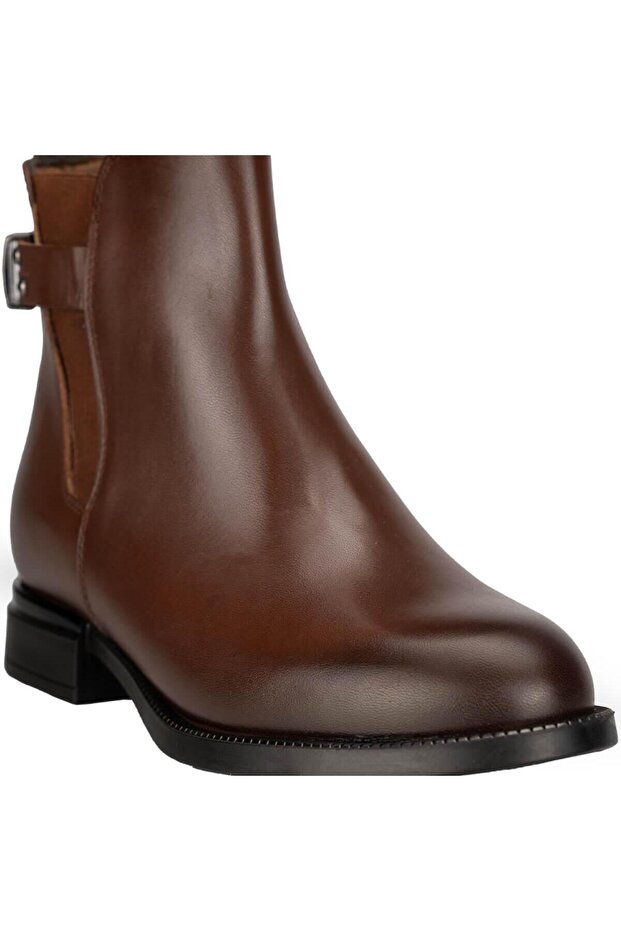 VENIS-G Kadın Deri Bot Taba - 5