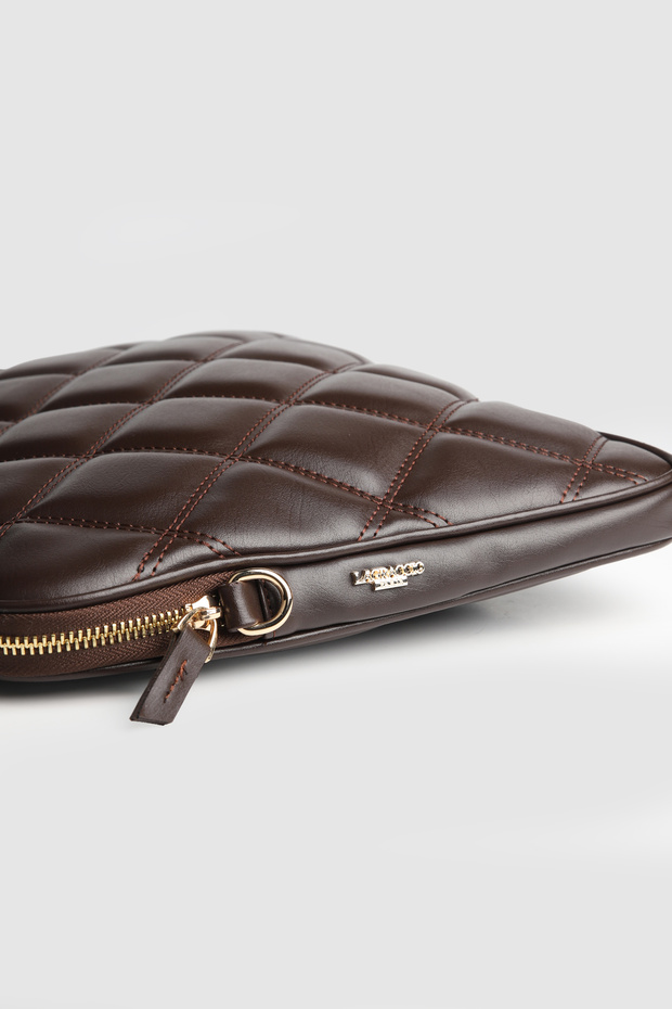 Lagraccio Paris Zagreb Luxury Quilted Patterned 13-14 Inch Laptop and Briefcase