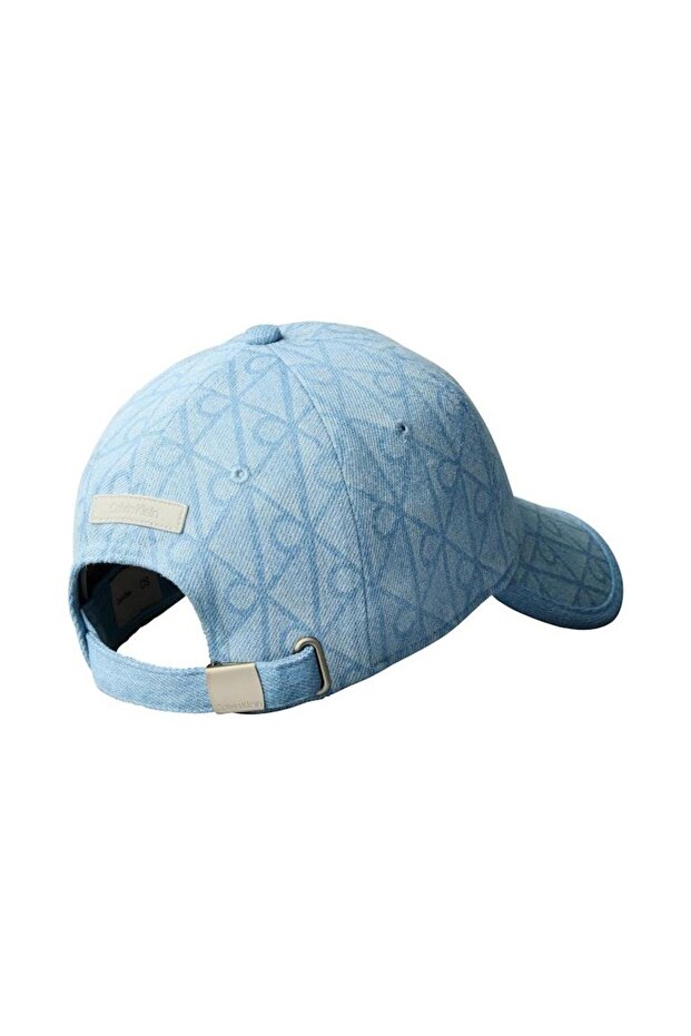 DENIM EMBLEM BURNOUT w PATCH CAP - 2