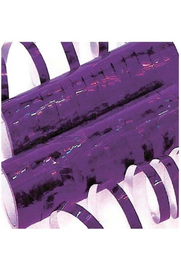 Serpentines 7mmx18Throwsx4m Holographic Purple