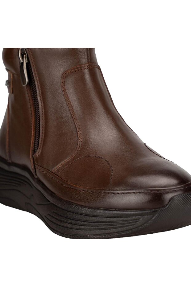 OSLO-G Kadın Deri Hallux Bot Taba - 5