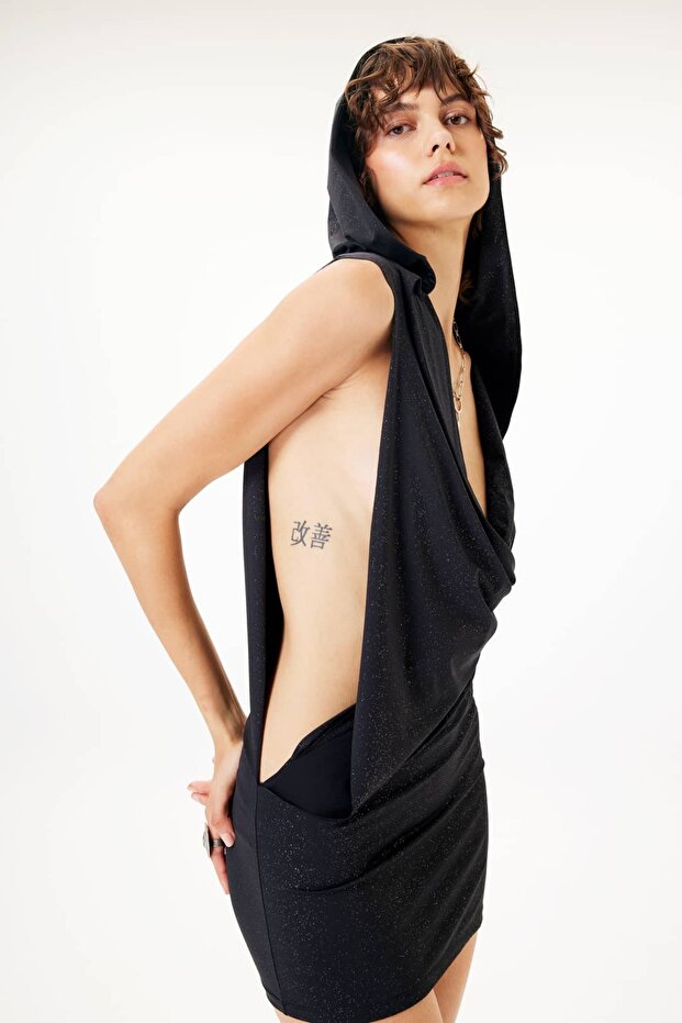 Rogue Elbise - Siyah - 4