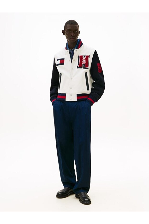 LEATHER VARSITY JACKET - 3