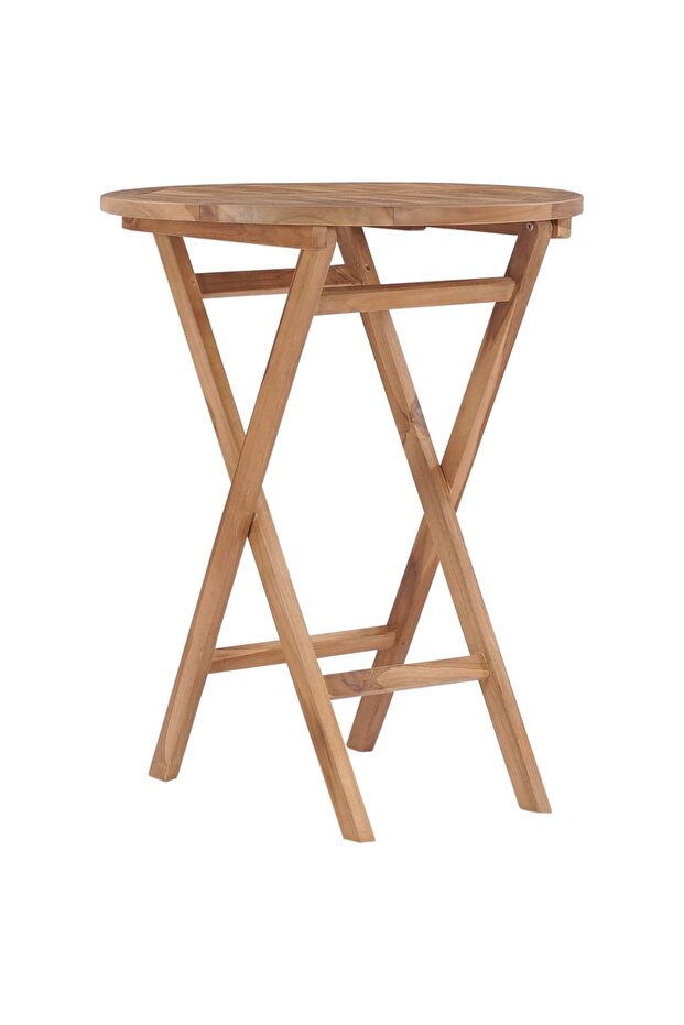 Folding Garden Table 60 cm Solid Teak Wood