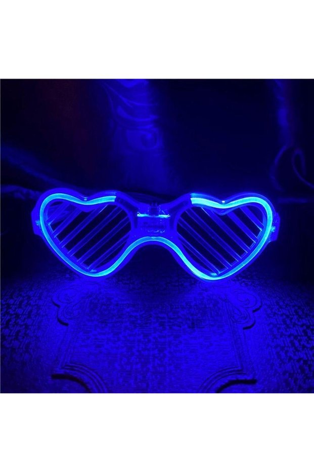 Mi Led Light-Up Heart Glasses – 3 Modes Party & Glow Glasses