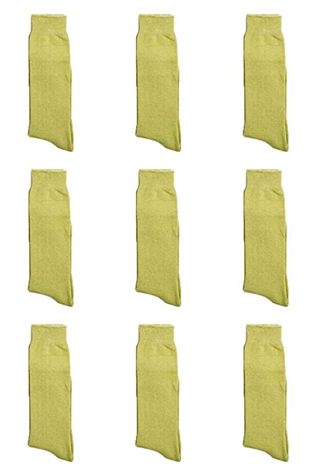 Khaki 9-Pack Military Socks