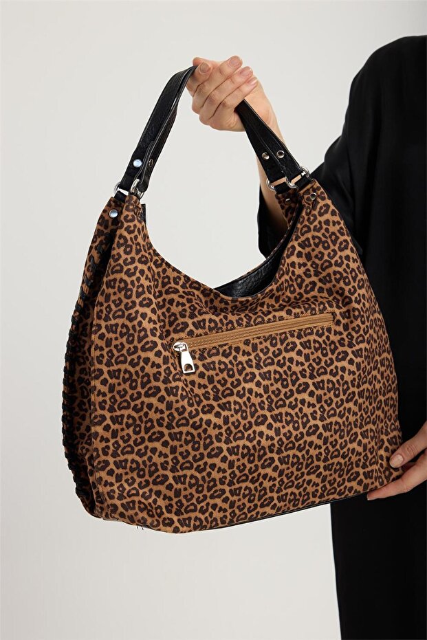 حقيبة منقوشة بنمط بنيك - 4