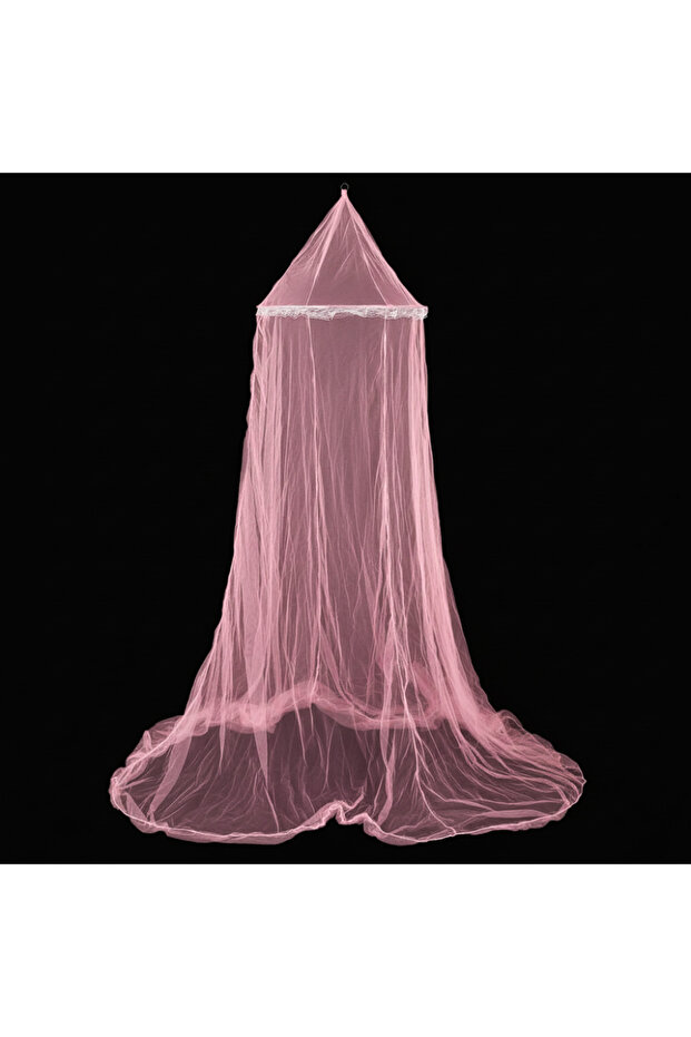 light pink Canopy Encryption Dome Fly Insect Mesh Princess Mosquito Net Repellent Protection Single
