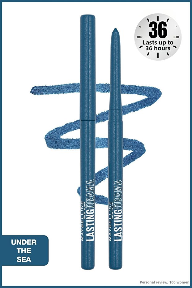 Lasting Drama Automatic Liner Eye Pencil - under the Sea - Blue